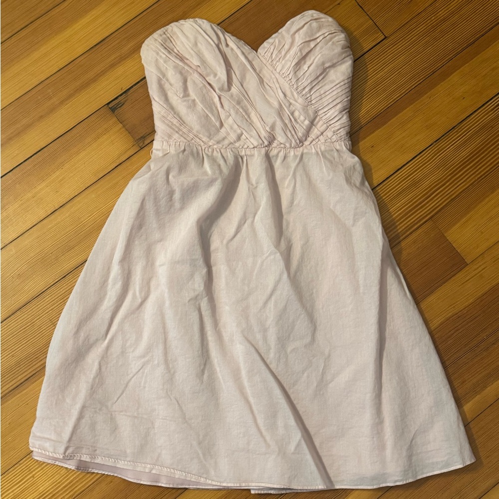 Express Light Pink Strapless Dress Size 0